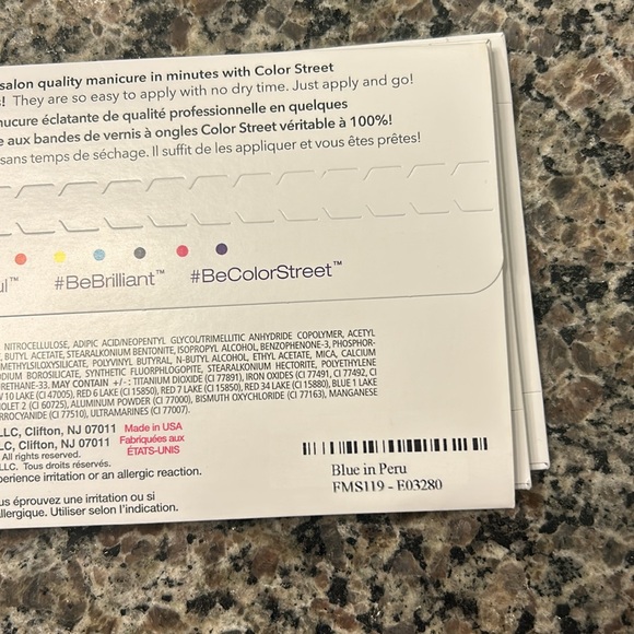 Lot of 4 brand New Color Street Nail wraps - Picture 4 of 5